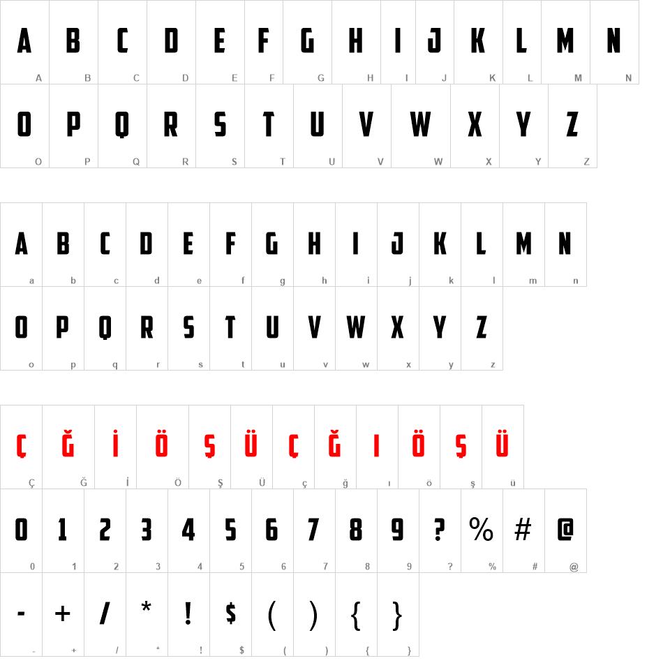 American Captain font